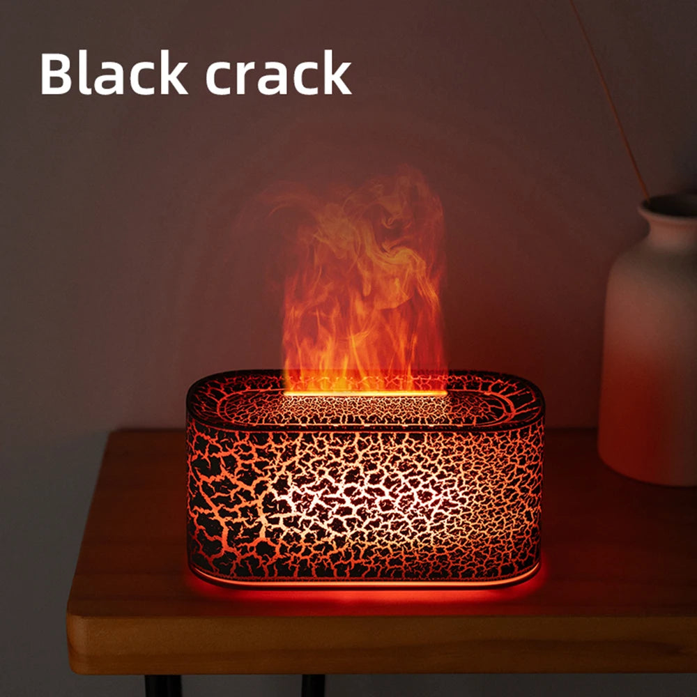 Aromatherapy Diffuser with Flame Effect