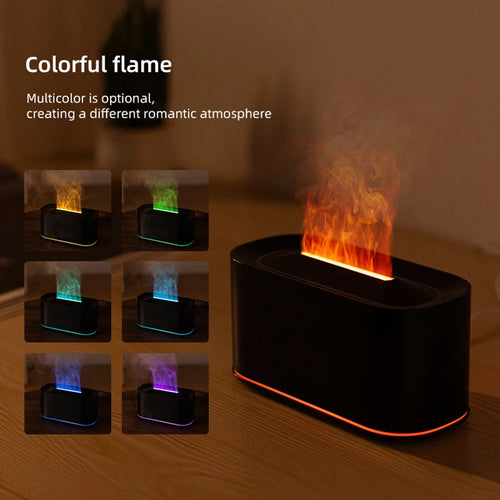 Aromatherapy Diffuser with Flame Effect