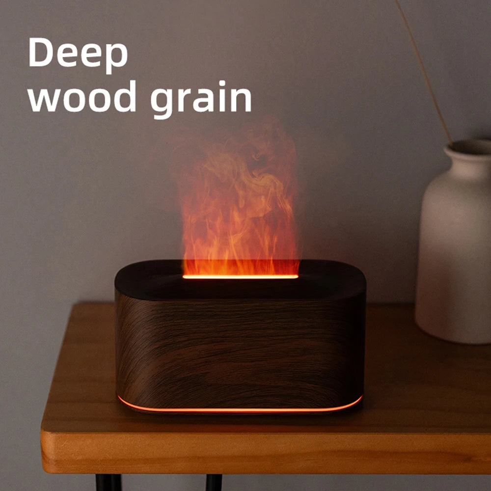 Aromatherapy Diffuser with Flame Effect